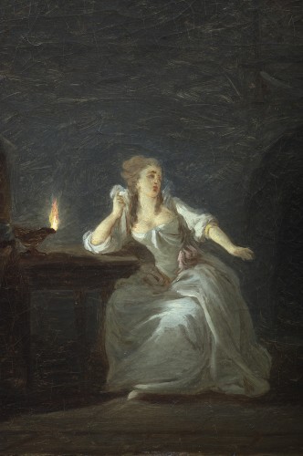 Le supplice de la vestale, tableau lesbien et prémonitoire - Jean-Frédéric Schall (1752-1825) - 