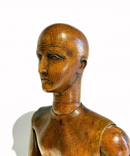 Curiosities  - 19th Century Italian Wood Mannequin