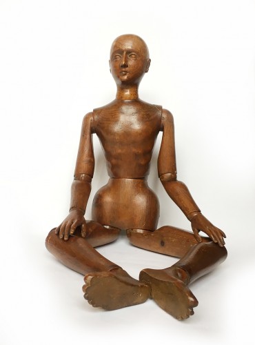 XIXth Century Wood Mannequin. Italy or France, late 19th century - 