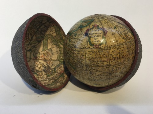 Globe de poche - Nathaniel Hill, Londres 1754 - Collections Style 