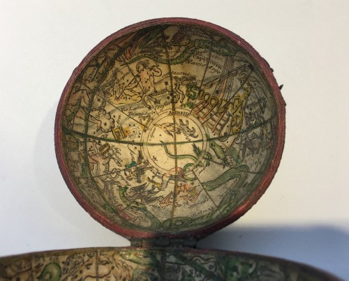 Globe de poche - Nathaniel Hill, Londres 1754 - Subert