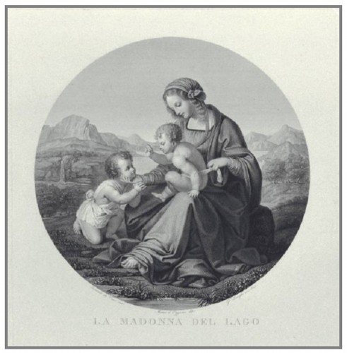 La Madonna del Lago, plaque en argent probablement Milan, post 1824 - Art sacré, objets religieux Style 