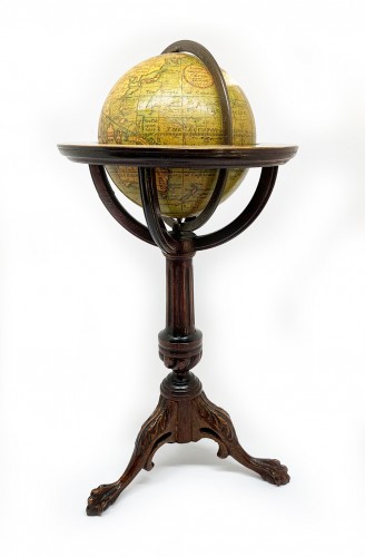 Paire de globes en miniature. Lane, Londres post 1833, ante1858 - Subert