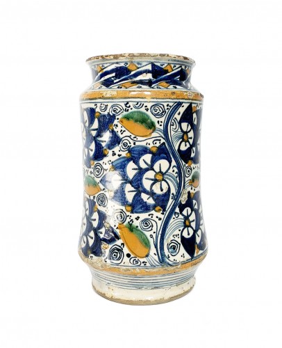 Maiolica Albarello, Montelupo, 1490-1510 - Porcelain & Faience Style Renaissance