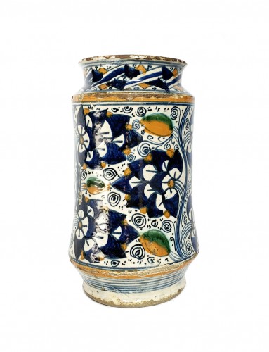 Porcelain & Faience  - Maiolica Albarello, Montelupo, 1490-1510