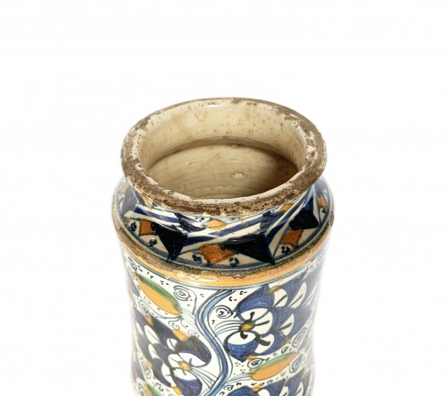 Antiquités - Maiolica Albarello, Montelupo, 1490-1510