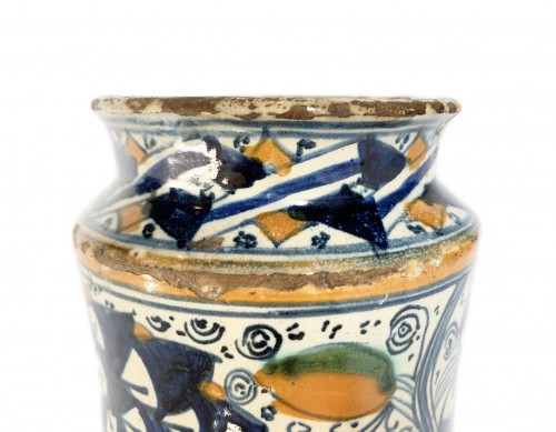 Antiquités - Maiolica Albarello, Montelupo, 1490-1510