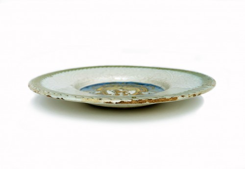 Small Maiolica Plate. Urbino district, Casteldurante or Pesaro 1533-1555 - Porcelain & Faience Style 