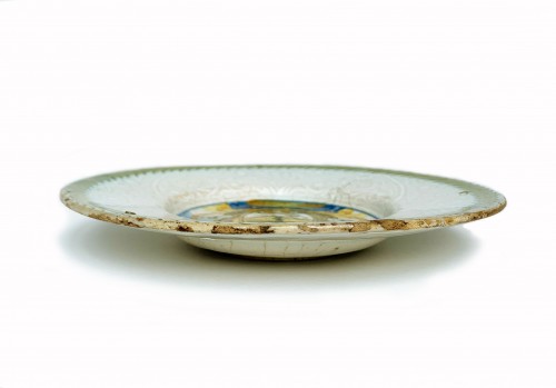 Small Maiolica Plate. Urbino district, Casteldurante or Pesaro 1533-1555 - 