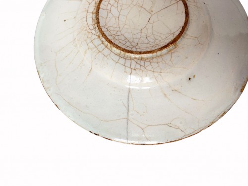 Antiquités - Small Maiolica Plate. Urbino district, Casteldurante or Pesaro 1533-1555