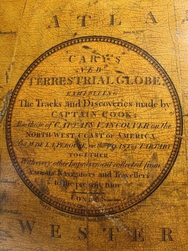 George et John Cary, Globe terrestre Londres, 1840 - Collections Style 