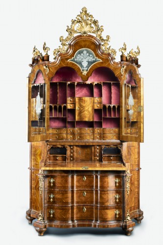 Bureau cabinet, Venise vers le milieu du XVIIIe siècle - Mobilier Style 