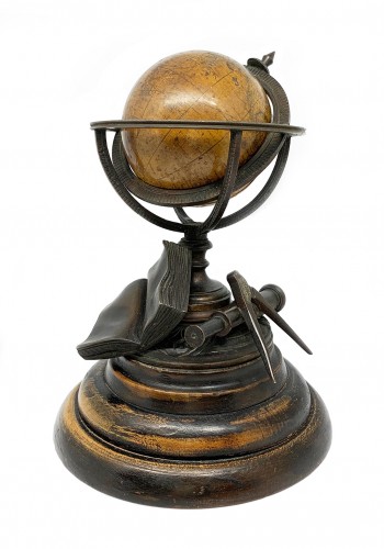 Globe terrestre miniature. Newton & Son, Londres, post 1833, ante 1858 - Collections Style 
