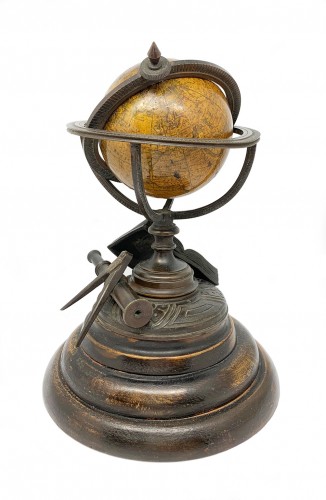 Globe terrestre miniature. Newton & Son, Londres, post 1833, ante 1858 - Subert