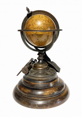  - Miniature Terrestrial Globe. Newton &amp; Son London, post 1833, ante 1858