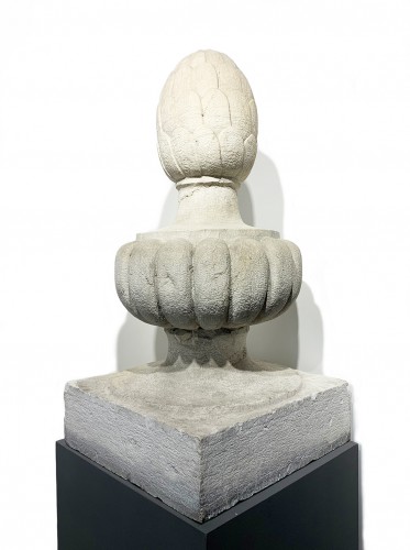 Antiquités - Italian Marble Pair of Pinnacles, Circa 1850