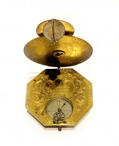 18th century - Mechanical equatorial sundial, Johann Michael Bergauer, Ante 1745