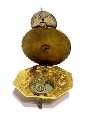 Louis XV - Mechanical equatorial sundial, Johann Michael Bergauer, Ante 1745