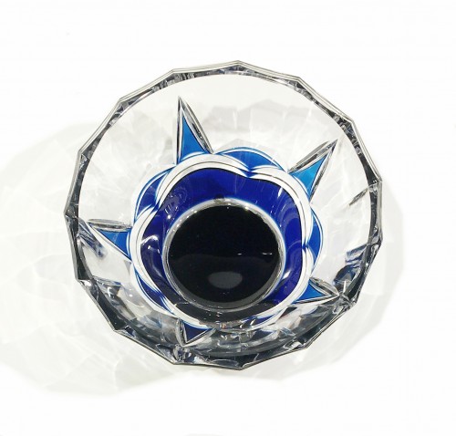 Glass & Crystal  - Eliseo Mangili (1890-1977), crystal bowl, Milan, 1935-1949