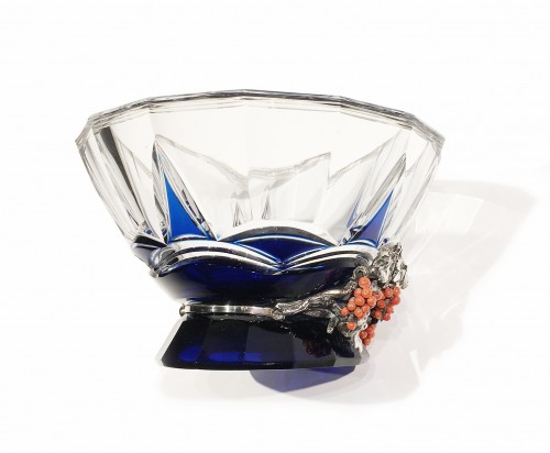 Antiquités - Eliseo Mangili (1890-1977), crystal bowl, Milan, 1935-1949