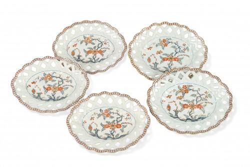 Ancient Maiolica Plates, Pasquale Rubati Milan Circa 1770-1780 - Porcelain & Faience Style 