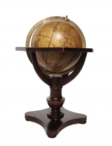 Terrestrial glob -  Artistic company C. Abel   Klinger Nuremberg circa 1860 - Collectibles Style 