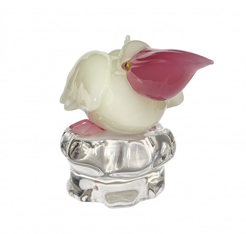  - Pelicanshaped glass sculpture - Pino Signoretto,  Murano, circa 1973 