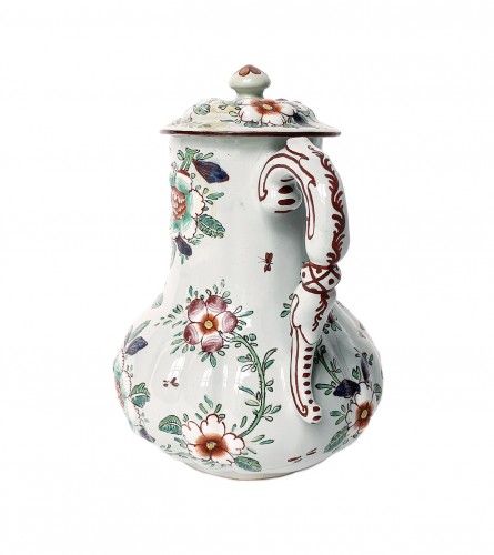 18th century - “Barbotine” coffee assortment. P. Rubati or F. Clerici, Milan 1770-1780