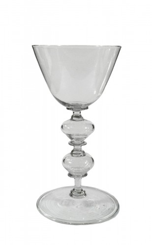 Verre liégeois à deux bulbes