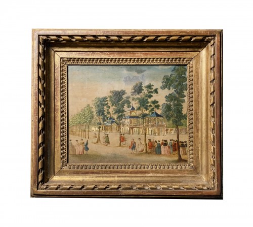 Compigné - Vue de la Grande allée de Vauxhall Gardens à Londres