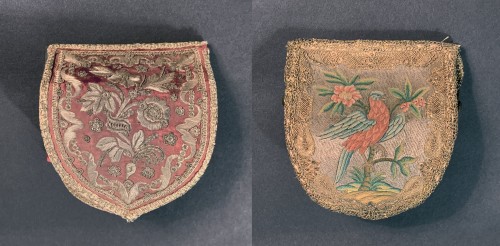 Two embroidered pouches - Objects of Vertu Style 