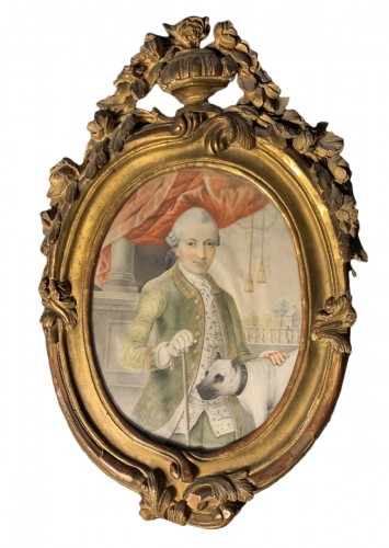 Portrait d'homme, famille d'Anthès, Alsace, vers 1760