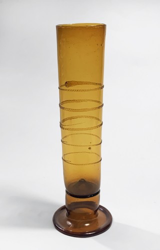 "Passglas" en verre ambré - Verrerie, Cristallerie Style 