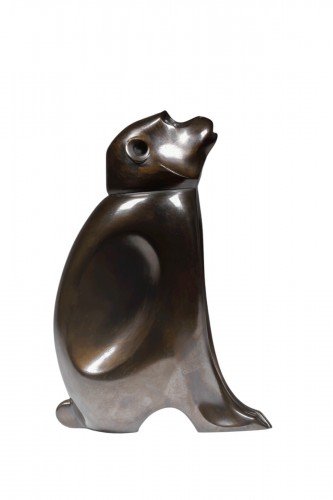 Bronze japonais de Tsuda EIJU - Singe