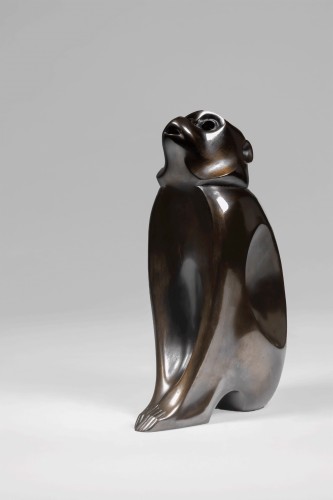 Japanese bronze by Tsuda EIJU - Monkey - 