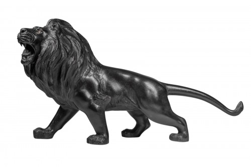 Japanese bronze by TSUNEMITSU (Meiji 1868-1912) - Lion