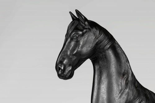 XXe siècle - Bronze japonais de Shinkai TAKETARÔ - Cheval