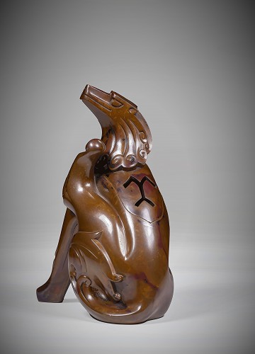Lion, Incense Burner - Japanese Bronze By Hasuda Shûgorô - Asian Works of Art Style 