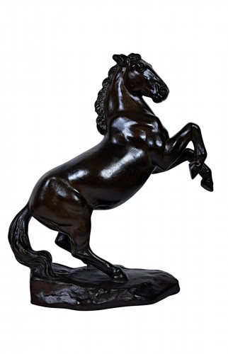 Rearing Horse, Japanese Bronze by Masahiko KATORI