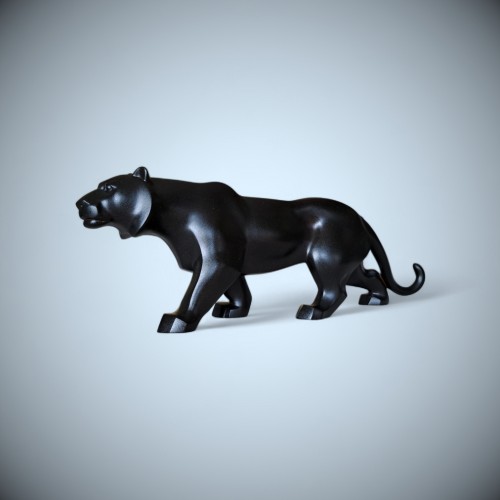 Tiger - Japanese Bronze By Kabuki Hideaki (shumei) - Asian Works of Art Style 