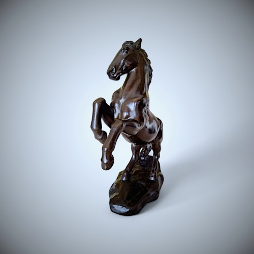 Rearing Horse, Japanese Bronze By Masahiko Katori (1899-1988) - 