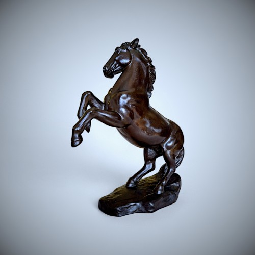  - Rearing Horse, Japanese Bronze By Masahiko Katori (1899-1988)