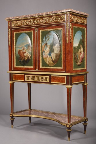 Furniture  - Louis XVI Style Secretary by H. Dasson, France Circa 1880