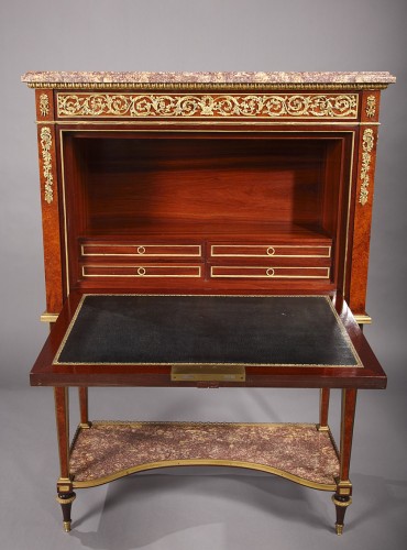 19th century - Louis XVI Style Secretary by H. Dasson, France Circa 1880