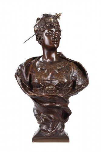 Buste de princesse orientale par G. Leroux, France circa 1890