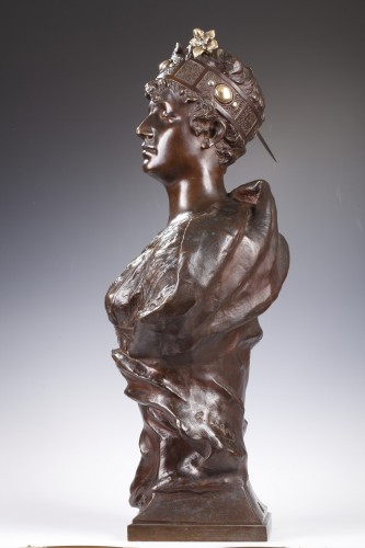 Bust of an Orientalist Princess by G. Leroux, France circa 1890 - 