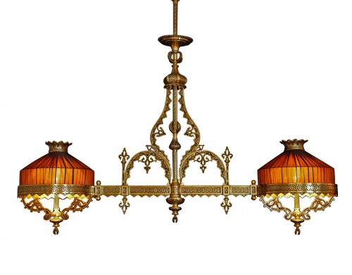 "Ottoman" Bronze Chandelier, France Circa 1880