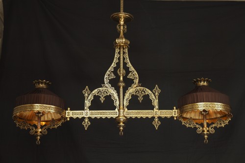 Lighting  - &quot;Ottoman&quot; Bronze Chandelier, France Circa 1880