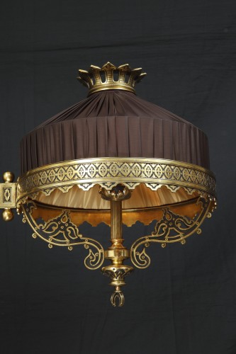 19th century - &quot;Ottoman&quot; Bronze Chandelier, France Circa 1880