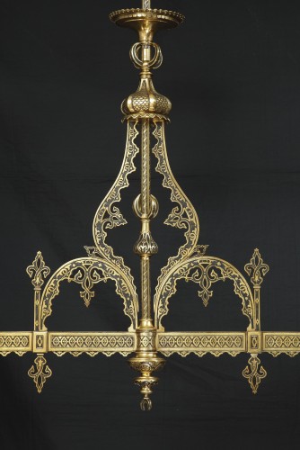 &quot;Ottoman&quot; Bronze Chandelier, France Circa 1880 - 